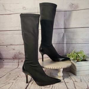 CHARLES by Charles David Black  Stretch Sock  Tall Boots - NIB/NWT Size 8B